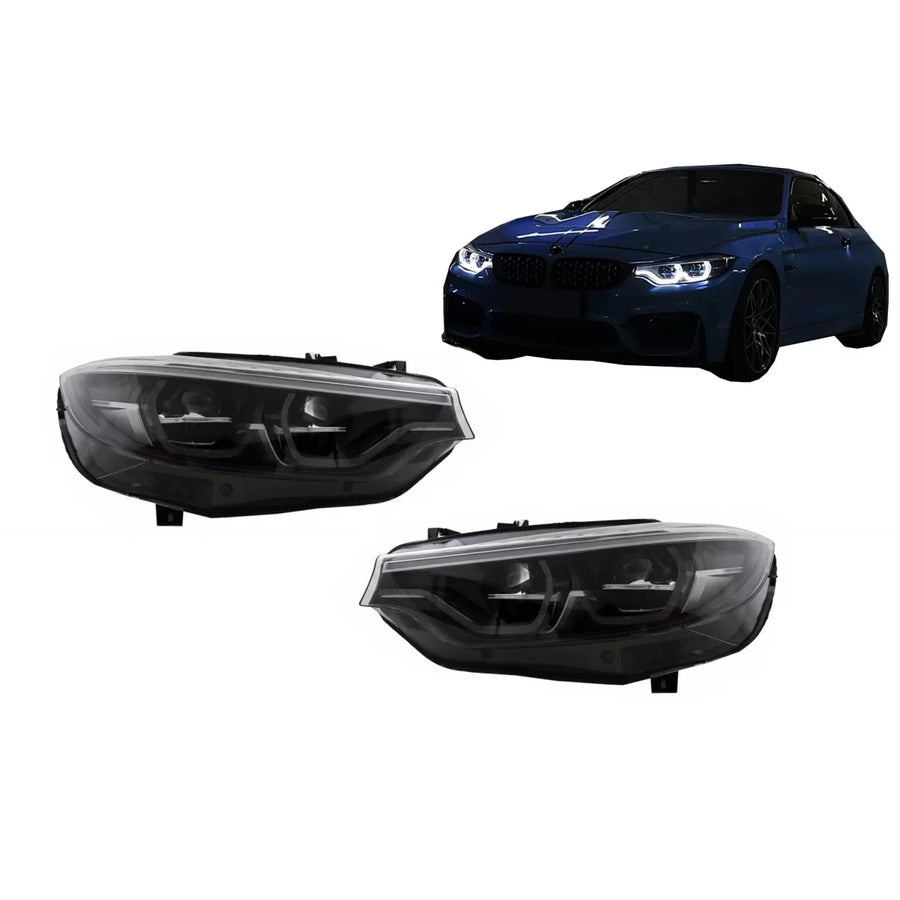 LED Headlights suitable for BMW 4 Series F32 F33 F36 (2013-2019) Conversion from HID to LED – product image 1