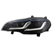 LED Headlights suitable for BMW X5 E70 (2007-2014) Conversion from HID to LED Black – product image 3