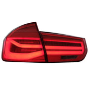 LED Taillights Conversion to LCI Design suitable for BMW 3 Series F30 Pre LCI LCI (2011-2019) Red Clear with Dynamic Sequenti