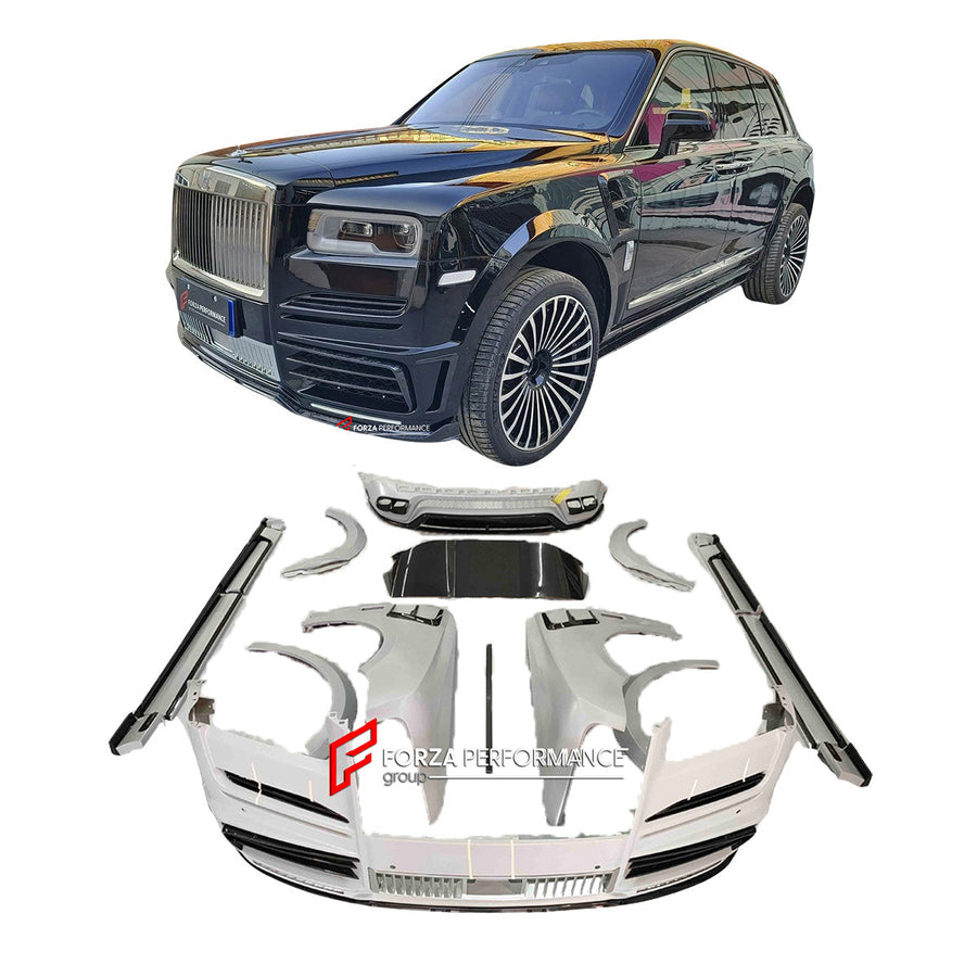 Buy Now WIDE FORGED CARBON BODY KIT for ROLLS ROYCE CULLINAN I RR31 2018 - 2024 and upgrade car parts from SIR Tuning at the Best Price. Headlights, Tail lights, Bodykits, Navigations, body kit and more - Fast & Free Shipping within Europe, US & Worldwide.