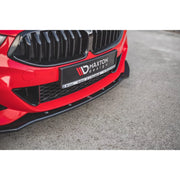 Maxton Design version 1 spoiler suitable for front bumper of BMW M850I G15 after 2018, black lacquer – product image 2
