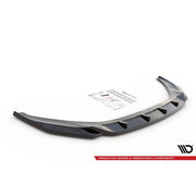Maxton Design version 1 spoiler suitable for standard front bumper of Audi A7 C8 after 2018, black lacquer – product image 2