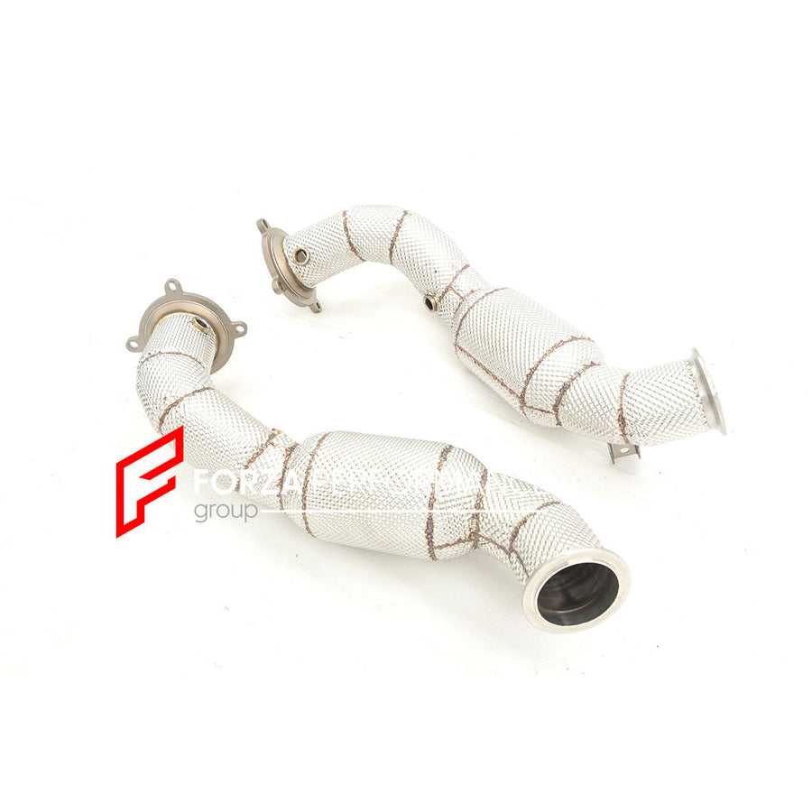 Buy Now Exhaust downpipe catless For Mclaren 720S and upgrade car parts from SIR Tuning at the Best Price. Headlights, Tail lights, Bodykits, Navigations, Exhaust system and more - Fast & Free Shipping within Europe, US & Worldwide.