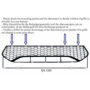 Middle Lower Grille suitable for BMW 5 Series G30 G31 Limousine Touring (2017-2019) M5 Bumper – product image 2
