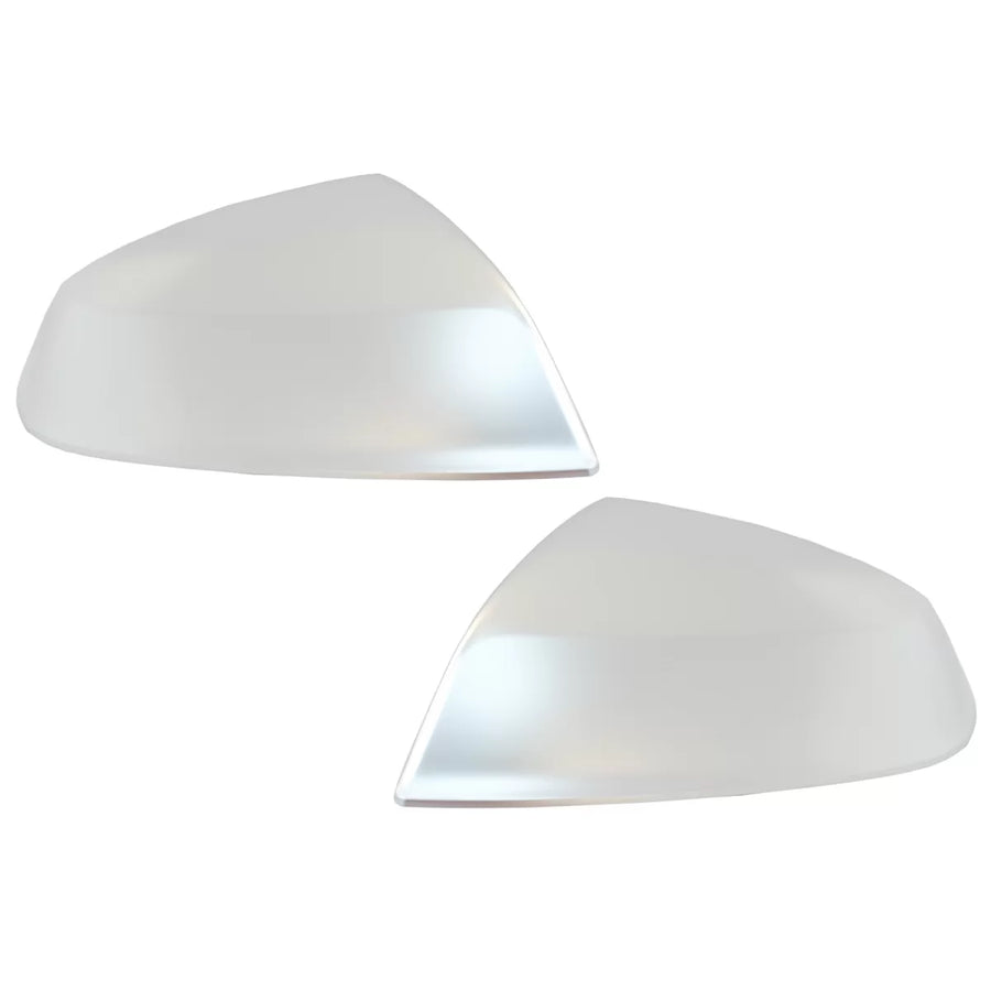 Mirror Covers suitable for Audi Q7 4M Q5 (2017-up) Extinction Aluminium Plated Complete Housing Without Side Assist RS Design