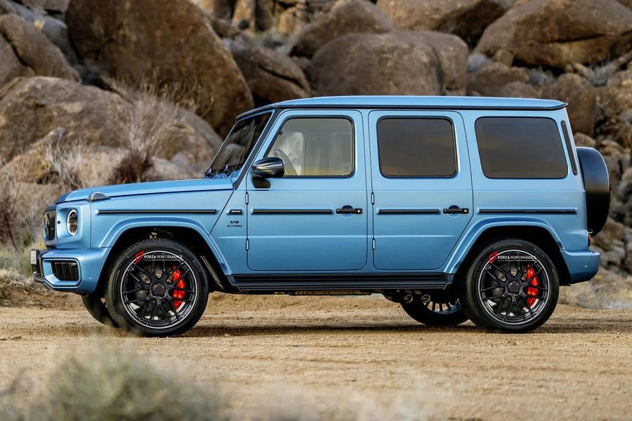 Buy Now FORGED WHEELS RIMS for MERCEDES-BENZ G-CLASS G63 AMG 2025 | G63 W464 and upgrade car parts from SIR Tuning at the Best Price. Headlights, Tail lights, Bodykits, Navigations, wheels and more - Fast & Free Shipping within Europe, US & Worldwide.