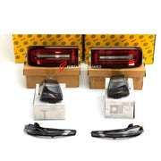 Buy Now NIGHT PACKAGE DARK TURN INDICATORS for MERCEDES-BENZ G-CLASS G450 G350 G500 G550 AMG G63 G63 W465 2024+ and upgrade car parts from SIR Tuning at the Best Price. Headlights, Tail lights, Bodykits, Navigations, Accessories and more - Fast & Free Shipping within Europe, US & Worldwide.
