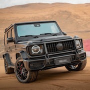 Buy Now NORLUND BULL BAR for Mercedes-Benz G-class G63 G500 W463 2018+ and upgrade car parts from SIR Tuning at the Best Price. Headlights, Tail lights, Bodykits, Navigations, Carbon body kit and more - Fast & Free Shipping within Europe, US & Worldwide.