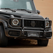 Buy Now NORLUND BULL BAR for Mercedes-Benz G-class G63 G500 W463 2018+ and upgrade car parts from SIR Tuning at the Best Price. Headlights, Tail lights, Bodykits, Navigations, Carbon body kit and more - Fast & Free Shipping within Europe, US & Worldwide.