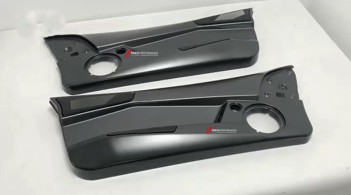 Buy Now CARBON FIBER DOOR PANELS for LAMBORGHINI MURCIELAGO LP640 LP670 2004 - 2010 | OEM STYLE and upgrade car parts from SIR Tuning at the Best Price. Headlights, Tail lights, Bodykits, Navigations, Carbon body kit and more - Fast & Free Shipping within Europe, US & Worldwide.