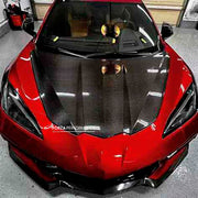 Buy Now CARBON FIBER HOOD FOR CHEVROLET CORVETTE C8 2020+ | OEM STYLE and upgrade car parts from SIR Tuning at the Best Price. Headlights, Tail lights, Bodykits, Navigations, body kit and more - Fast & Free Shipping within Europe, US & Worldwide.