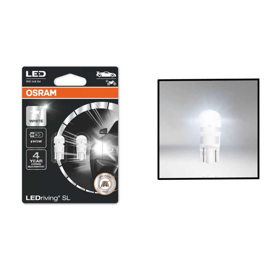 OSRAM LEDriving SL W5W Auxiliary Light LED Bulb License Plate/Position Light 12V 1.12 W – product image 1