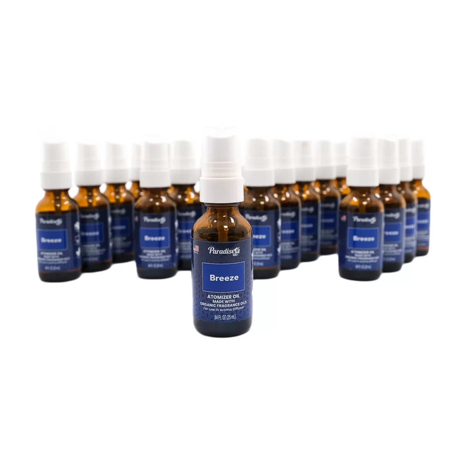 Paradise Air Fresh Atomizer Oil Air Freshener Spray 25 ml Breeze 25 Units Aroma Diffuser – product image 1
