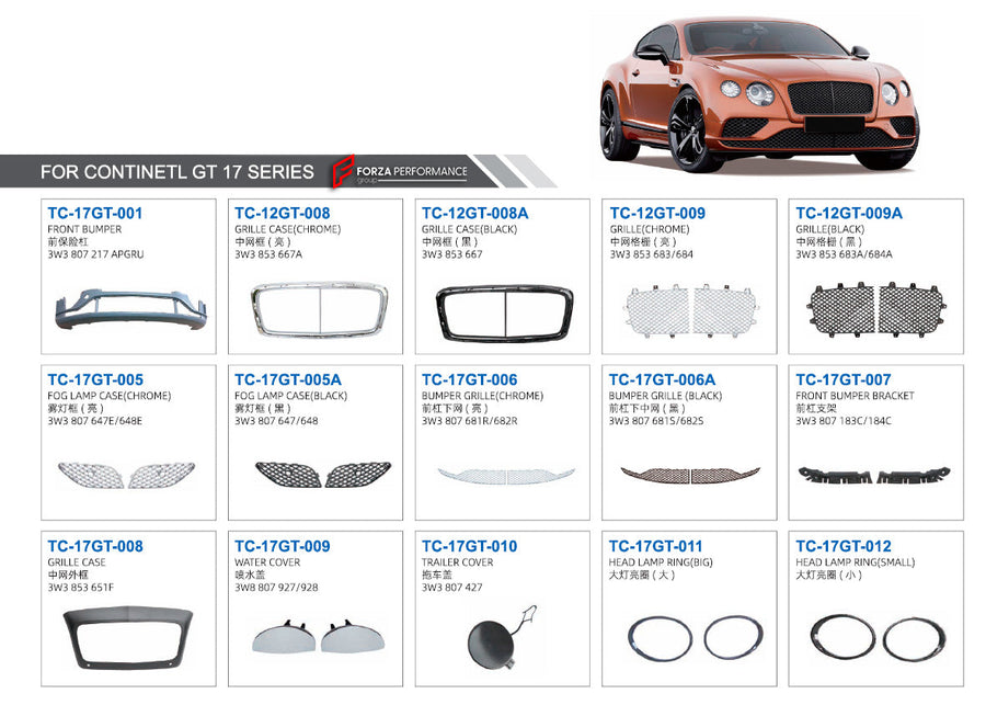 Buy Now Parts for BENTLEY CONTINENTAL GT 2011-2018 and upgrade car parts from SIR Tuning at the Best Price. Headlights, Tail lights, Bodykits, Navigations, body kit and more - Fast & Free Shipping within Europe, US & Worldwide.