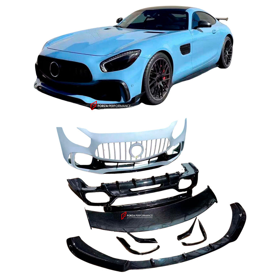 Buy Now DRY CARBON BODY KIT for MERCEDES BENZ AMG GT C190 2014 - 2023 PD STYLE and upgrade car parts from SIR Tuning at the Best Price. Headlights, Tail lights, Bodykits, Navigations, Carbon body kit and more - Fast & Free Shipping within Europe, US & Worldwide.
