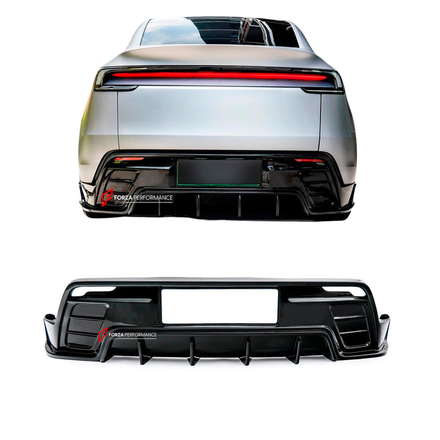 Buy Now PLASTIC REAR DIFFUSER for TESLA MODEL Y JUNIPER 2025+ and upgrade car parts from SIR Tuning at the Best Price. Headlights, Tail lights, Bodykits, Navigations, body kit and more - Fast & Free Shipping within Europe, US & Worldwide.