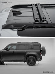 Buy Now PLUMB MGT ROOF RACK PLATFORM for LAND ROVER DEFENDER 90 110 130 L663 2019+ and upgrade car parts from SIR Tuning at the Best Price. Headlights, Tail lights, Bodykits, Navigations, Carbon body kit and more - Fast & Free Shipping within Europe, US & Worldwide.