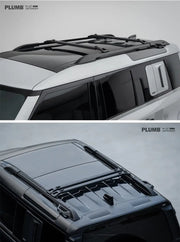 Buy Now PLUMB MGT ROOF RACK PLATFORM for LAND ROVER DEFENDER 90 110 130 L663 2019+ and upgrade car parts from SIR Tuning at the Best Price. Headlights, Tail lights, Bodykits, Navigations, Carbon body kit and more - Fast & Free Shipping within Europe, US & Worldwide.