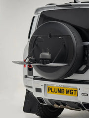 Buy Now PLUMB MGT SPARE TIRE STORAGE for LAND ROVER DEFENDER 90 110 130 L663 2019+ and upgrade car parts from SIR Tuning at the Best Price. Headlights, Tail lights, Bodykits, Navigations, Carbon body kit and more - Fast & Free Shipping within Europe, US & Worldwide.