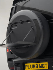 Buy Now PLUMB MGT SPARE TIRE STORAGE for LAND ROVER DEFENDER 90 110 130 L663 2019+ and upgrade car parts from SIR Tuning at the Best Price. Headlights, Tail lights, Bodykits, Navigations, Carbon body kit and more - Fast & Free Shipping within Europe, US & Worldwide.