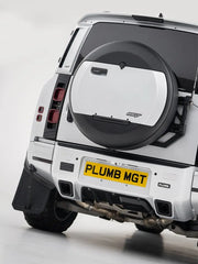 Buy Now PLUMB MGT SPARE TIRE STORAGE for LAND ROVER DEFENDER 90 110 130 L663 2019+ and upgrade car parts from SIR Tuning at the Best Price. Headlights, Tail lights, Bodykits, Navigations, Carbon body kit and more - Fast & Free Shipping within Europe, US & Worldwide.