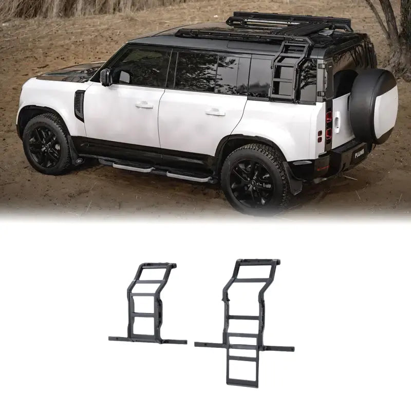 Buy Now PLUMB SIDE LADDER for LAND ROVER DEFENDER 90 110 130 L663 2019+ and upgrade car parts from SIR Tuning at the Best Price. Headlights, Tail lights, Bodykits, Navigations, Carbon body kit and more - Fast & Free Shipping within Europe, US & Worldwide.