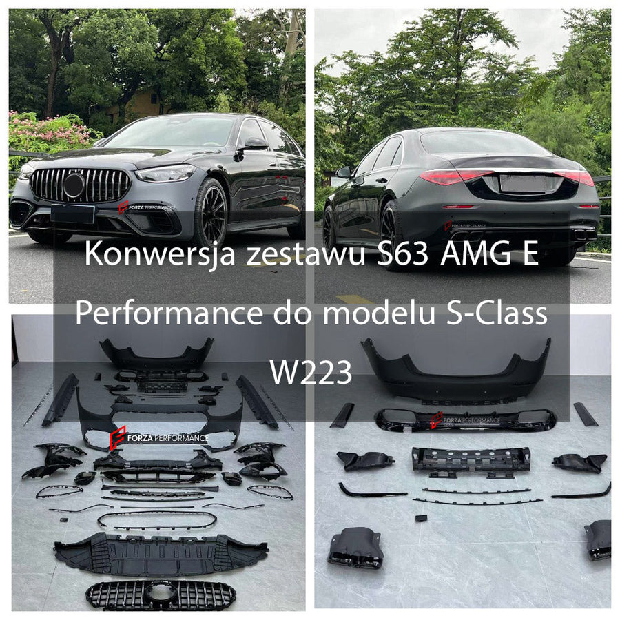 Buy Now Konwersja zestawu S63 AMG E Performance do modelu S-Class W223 and upgrade car parts from SIR Tuning at the Best Price. Headlights, Tail lights, Bodykits, Navigations, body kit and more - Fast & Free Shipping within Europe, US & Worldwide.