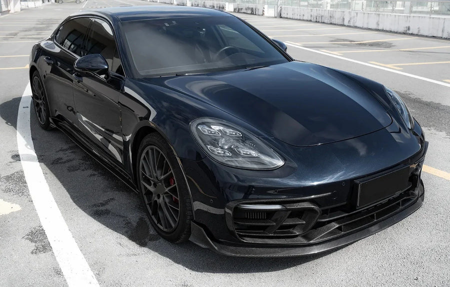 Buy Now DRY CARBON BODY KIT for PORSCHE PANAMERA 971 2017 - 2023 and upgrade car parts from SIR Tuning at the Best Price. Headlights, Tail lights, Bodykits, Navigations, Carbon body kit and more - Fast & Free Shipping within Europe, US & Worldwide.