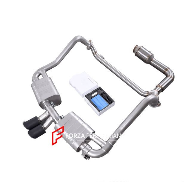 Buy Now VALVED EXHAUST CATBACK for Porsche 718 Boxster 982 2017+ 2.0 2.5T and upgrade car parts from SIR Tuning at the Best Price. Headlights, Tail lights, Bodykits, Navigations, Exhaust system and more - Fast & Free Shipping within Europe, US & Worldwide.