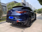 Buy Now REAR BUMPER AND EXHAUST TIPS for ALFA ROMEO STELVIO 949 2017 - 2023 and upgrade car parts from SIR Tuning at the Best Price. Headlights, Tail lights, Bodykits, Navigations, Carbon body kit and more - Fast & Free Shipping within Europe, US & Worldwide.