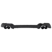 Rear Bumper Diffuser with Exhaust Tips suitable for BMW 3 Series G20 G28 Sedan G21 Touring (2018-06.2022) Black – product ima