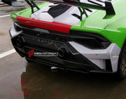 Buy Now CARBON FIBER REAR BUMPER FOR LAMBORGHINI HURACAN STO and upgrade car parts from SIR Tuning at the Best Price. Headlights, Tail lights, Bodykits, Navigations, body kit and more - Fast & Free Shipping within Europe, US & Worldwide.