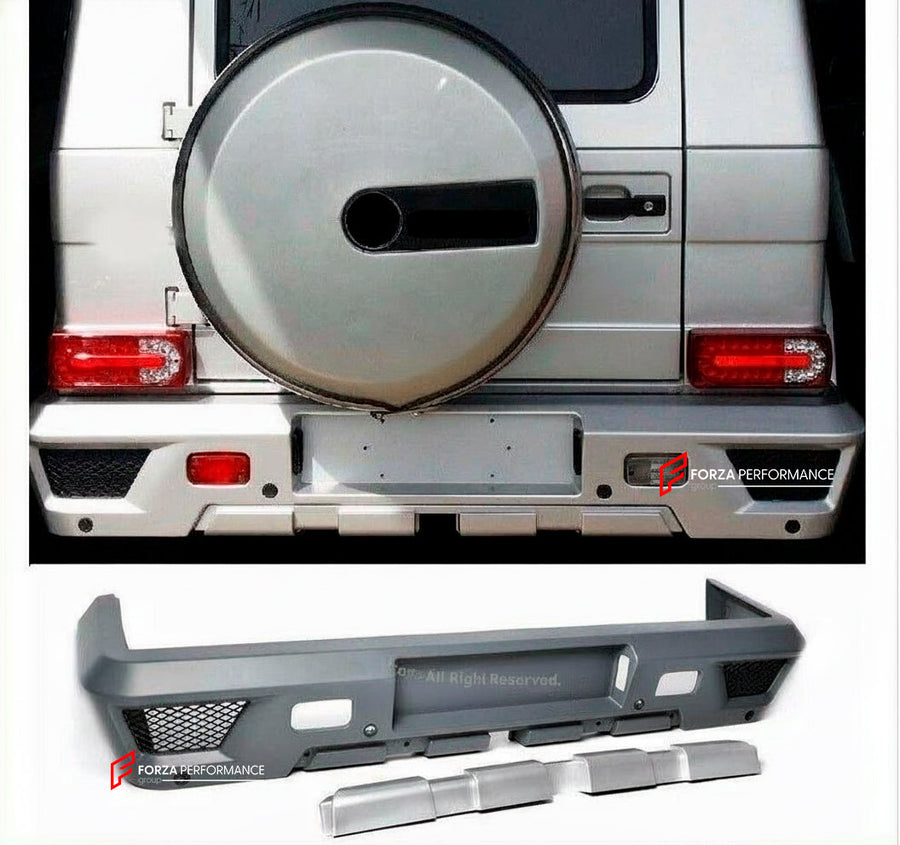 Buy Now REAR BUMPER for MERCEDES BENZ G CLASS W463 G63 G55 G500 G350 1990 - 2017 and upgrade car parts from SIR Tuning at the Best Price. Headlights, Tail lights, Bodykits, Navigations, body kit and more - Fast & Free Shipping within Europe, US & Worldwide.