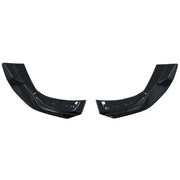 Rear Bumper Side Splitters Fins suitable for Mercedes A-Class W177 A35 A45 Hatchback (2018-up) Piano Black – product image 2