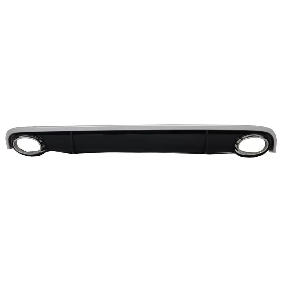 Rear Bumper Valance Air Diffuser suitable for Audi A7 4G (2010-2014) with Exhaust Tips RS7 Design – product image 1