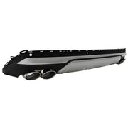 Rear Bumper Valance Diffuser Double Outlet with Exhaust Muffler Tips suitable for Audi Q7 SUV 4M Facelift (2020-2025) SQ7 Des