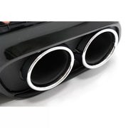Rear Bumper Valance Diffuser Double Outlet with Exhaust Tips suitable for Mercedes C-Class C205 A205 Coupe Cabriolet (2014-20