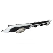Rear Bumper Valance Diffuser with Exhaust Tips suitable for Audi A3 8V Hatchback Sportback (2012-2015) RS3 Design – product i