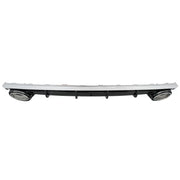Rear Bumper Valance Diffuser and Exhaust Tips suitable for Audi A6 4G C7 Facelift (2015-2018) RS6 Design – product image 3