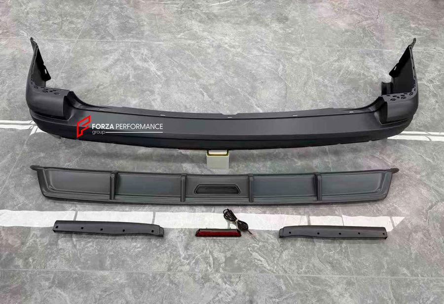 Buy Now REAR BUMPER with BRAKE LIGHT for VOLKSWAGEN TRANSPORTER MULTIVAN T5.1 T6 T6.1 2010 - 2024 and upgrade car parts from SIR Tuning at the Best Price. Headlights, Tail lights, Bodykits, Navigations, body kit and more - Fast & Free Shipping within Europe, US & Worldwide.