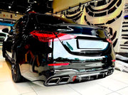 Buy Now REAR DIFFUSER COVER for MERCEDES BENZ C CLASS W206 2021+ and upgrade car parts from SIR Tuning at the Best Price. Headlights, Tail lights, Bodykits, Navigations, body kit and more - Fast & Free Shipping within Europe, US & Worldwide.