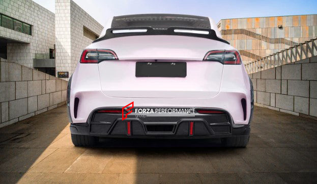 Buy Now Carbon Fiber Rear Diffuser for Tesla Model Y S2 and upgrade car parts from SIR Tuning at the Best Price. Headlights, Tail lights, Bodykits, Navigations, body kit and more - Fast & Free Shipping within Europe, US & Worldwide.