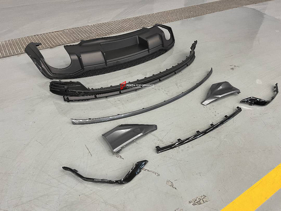 Buy Now REAR DIFFUSER FOR AUDI Q3 SPORTBACK F3 2019+ | RSQ3 STYLE and upgrade car parts from SIR Tuning at the Best Price. Headlights, Tail lights, Bodykits, Navigations, body kit and more - Fast & Free Shipping within Europe, US & Worldwide.
