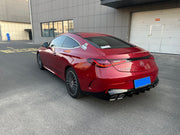 Buy Now REAR DIFFUSER with EXHAUST TIPS for MERCEDES BENZ BENZ CLE300 W236 INTO CLE53 CLE63 2023+ and upgrade car parts from SIR Tuning at the Best Price. Headlights, Tail lights, Bodykits, Navigations, body kit and more - Fast & Free Shipping within Europe, US & Worldwide.