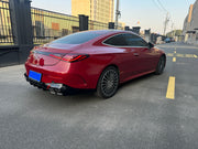 Buy Now REAR DIFFUSER with EXHAUST TIPS for MERCEDES BENZ BENZ CLE300 W236 INTO CLE53 CLE63 2023+ and upgrade car parts from SIR Tuning at the Best Price. Headlights, Tail lights, Bodykits, Navigations, body kit and more - Fast & Free Shipping within Europe, US & Worldwide.