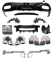 Buy Now REAR DIFFUSER with EXHAUST TIPS for MERCEDES BENZ BENZ CLE300 W236 INTO CLE53 CLE63 2023+ and upgrade car parts from SIR Tuning at the Best Price. Headlights, Tail lights, Bodykits, Navigations, body kit and more - Fast & Free Shipping within Europe, US & Worldwide.