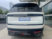 Buy Now Rear Diffuser with Exhaust tips for Land Rover Range Rover L460 2021+ and upgrade car parts from SIR Tuning at the Best Price. Headlights, Tail lights, Bodykits, Navigations, Carbon body kit and more - Fast & Free Shipping within Europe, US & Worldwide.