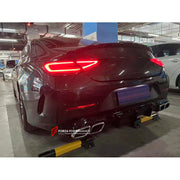 Buy Now REAR DIFFUSER WITH SILVER BLACK EXHAUST TIPS for MERCEDES BENZ BENZ CLS63 W257 AMG 2018+ and upgrade car parts from SIR Tuning at the Best Price. Headlights, Tail lights, Bodykits, Navigations, body kit and more - Fast & Free Shipping within Europe, US & Worldwide.