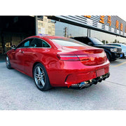 Buy Now REAR DIFFUSER with EXHAUST TIPS for MERCEDES BENZ BENZ E400 E300 E200 with AMG PACKAGE INTO E63 W214 2023 - 2024 and upgrade car parts from SIR Tuning at the Best Price. Headlights, Tail lights, Bodykits, Navigations, body kit and more - Fast & Free Shipping within Europe, US & Worldwide.