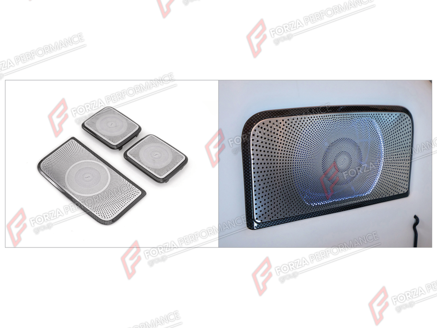 Buy Now REAR SPEAKER COVERS for MERCEDES-BENZ G-CLASS W464 G63 G350 G350D G400D G500 G550 2019 - 2024 and upgrade car parts from SIR Tuning at the Best Price. Headlights, Tail lights, Bodykits, Navigations, Body Kit and more - Fast & Free Shipping within Europe, US & Worldwide.